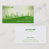 Carte De Visite Paysage jardiner Herbe Lénine Nature (Devant / Derrière)