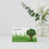Carte De Visite Paysage jardinier Grass Clean Nature Business C (Debout devant)