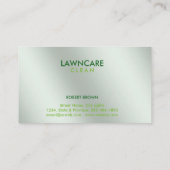 Carte De Visite Paysage Jardinier Herbier Propre Nature (Dos)