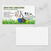 Carte De Visite Paysage | Jeu d'outils de jardin | Pelouse (Devant / Derrière)