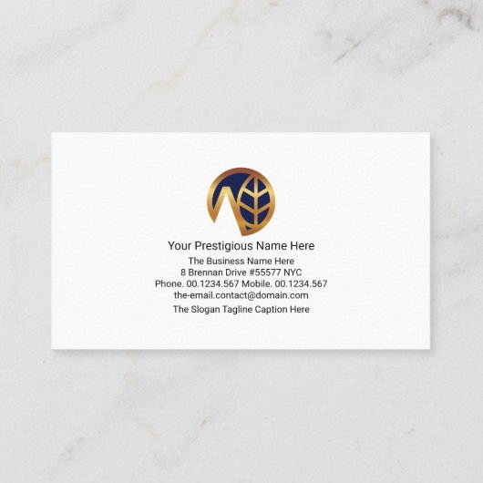 Carte De Visite Paysage lumineux en feuille d'érable rouge (Dos)