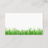 Carte De Visite Paysage | Machine à gazon | Gardener (Dos)