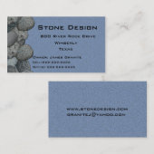 Carte De Visite Paysage/Mâcon de pierre (Devant / Derrière)