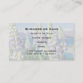 Carte De Visite Paysage naturel de la lupine (Dos)