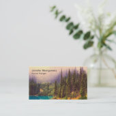 Carte De Visite Paysage pittoresque du Nord Rustique (Debout devant)