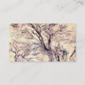 Carte De Visite PAYSAGE ROMANTIQUE, papier perlé blanc (Dos)