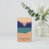 Carte De Visite Paysage simplifié 01 (Debout devant)