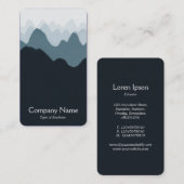 Carte De Visite Paysage simplifié 02 (Devant / Derrière)