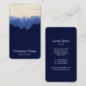 Carte De Visite Paysage simplifié 03 (Devant / Derrière)