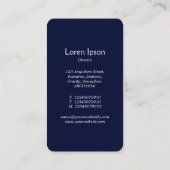 Carte De Visite Paysage simplifié 03 (Dos)