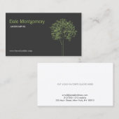 Carte De Visite Paysage, Soins de pelouse, Arbres, Jardinier (Devant / Derrière)