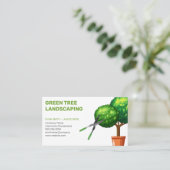 Carte De Visite Paysage | Trimming de l'arbre (Debout devant)