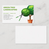 Carte De Visite Paysage | Trimming de l'arbre (Devant / Derrière)