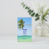 Carte De Visite Paysage tropical (Debout devant)