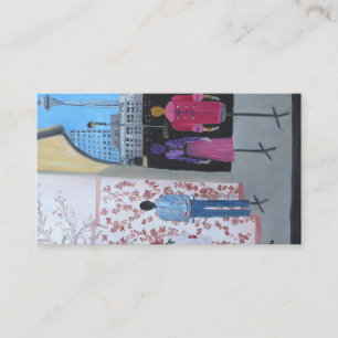 Carte De Visite Paysage urbain à la mode