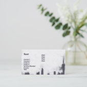 Carte De Visite Paysage urbain - affaires (Debout devant)