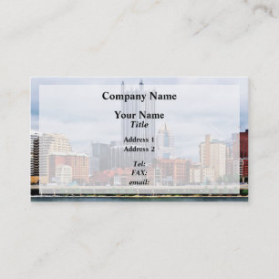 Carte De Visite Paysage urbain de Pittsburgh PA