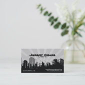 Carte De Visite Paysage urbain grunge urbain - blanc (Debout devant)