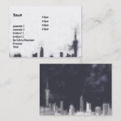 Carte De Visite Paysage urbain - potelé (Devant / Derrière)