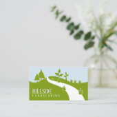 Carte De Visite Paysage verdoyant à flanc de colline (Debout devant)