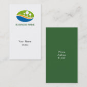 Carte de visite paysager (Devant / Derrière)