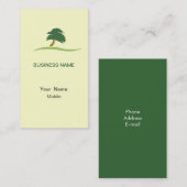 Carte de visite paysager (Devant / Derrière)