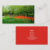 Carte de visite paysager (Devant / Derrière)