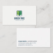 Carte De Visite Paysagère | Déclencheur d'arborescence (Devant / Derrière)