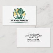 Carte De Visite Paysagère | Planter un arbre (Devant / Derrière)