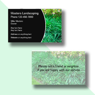Carte De Visite Paysagiste Professionnel Contact