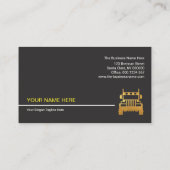 Carte De Visite PDG de Simple Minimal White Line (Dos)