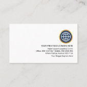 Carte De Visite PDG des calques de bande pointillés (Dos)