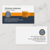 Carte De Visite PDG des calques de bande pointillés (Devant / Derrière)