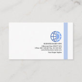 Carte De Visite PDG, fondateur d'une start-up simple et minimalist (Dos)