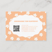 Carte De Visite Peach Flower Y2K (Dos)