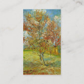 Carte De Visite Peach Tree rose en fleurs par Vincent van Gogh (Dos)