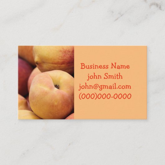 Carte De Visite Peachy (Devant)
