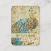 Carte de visite Peacock (Devant)