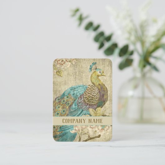 Carte de visite Peacock (Debout devant)