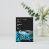 Carte De Visite PEACOCK bleu noir (Debout devant)