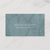 Carte De Visite Peacock Blue Original Nature Photo Designer (Devant)