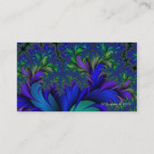 Carte De Visite Peacock Ore 2 LG (Dos)