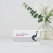 CARTE DE VISITE PEACOCK & PEBBLES (Debout devant)