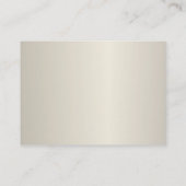Carte de visite Pearl Cream (Dos)