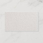 Carte De Visite PEARL crémeux blanc texturé arrière - plans modèle (Dos)