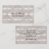 Carte De Visite Pearl Tiles (Devant / Derrière)