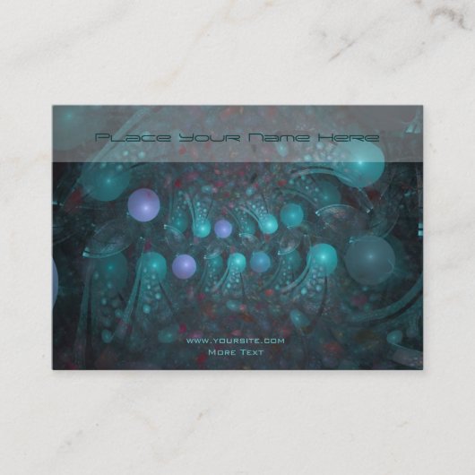 Carte De Visite Peau Alien 001 (Devant)