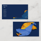 Carte De Visite Peau de fleur - affaires (Devant / Derrière)