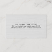 Carte De Visite Peau de léopard moderne élégante professionnelle # (Dos)