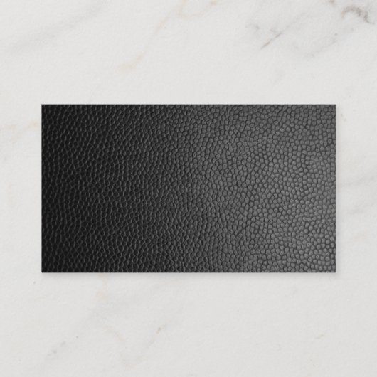 Carte De Visite Peau de serpent noire (Devant)